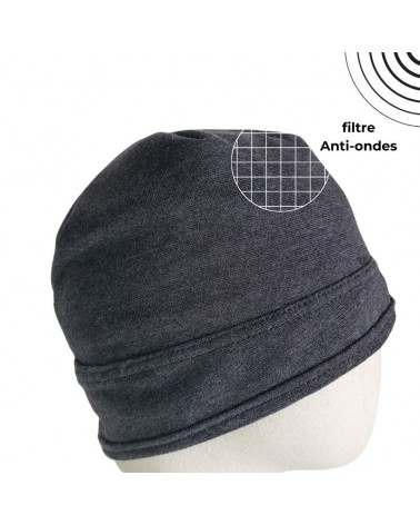 Bonnet maille fine anti-ondes